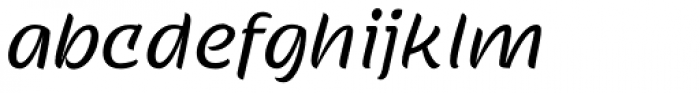 Flaminia Italic Font LOWERCASE