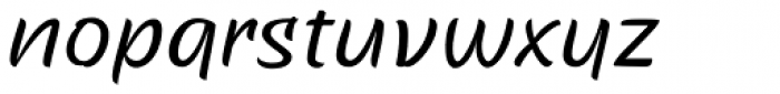 Flaminia Italic Font LOWERCASE