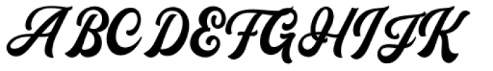 Flanders Script Regular Font UPPERCASE