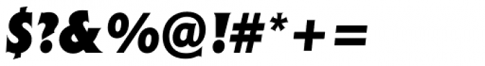 Flange BQ Bold Italic Font OTHER CHARS
