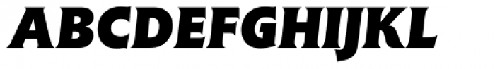 Flange BQ Bold Italic Font UPPERCASE