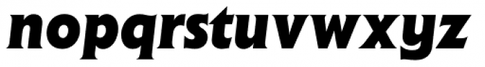 Flange BQ Bold Italic Font LOWERCASE