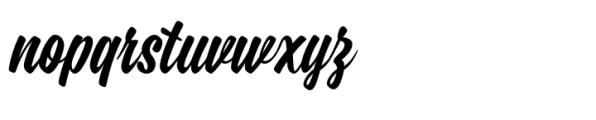 Flank Steak Script Font LOWERCASE