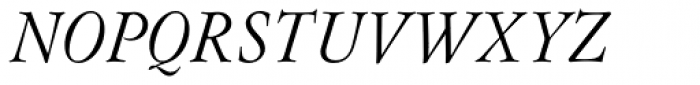 Flanker Garaldus Italic Font UPPERCASE