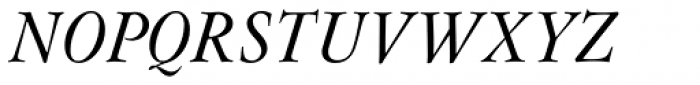 Flanker Garaldus Medium Italic Font UPPERCASE