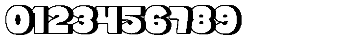 Flanky 3 D Extrude Font OTHER CHARS
