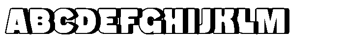 Flanky 3 D Extrude FONT