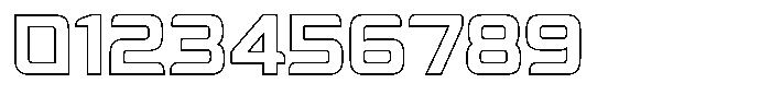 Flarex Outline Font OTHER CHARS