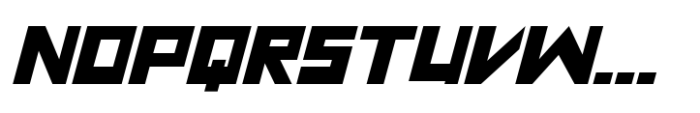 Flasty Slant Font UPPERCASE