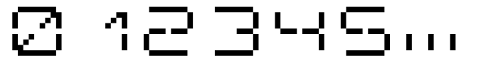 Flat10 Segments Fourteen Font OTHER CHARS