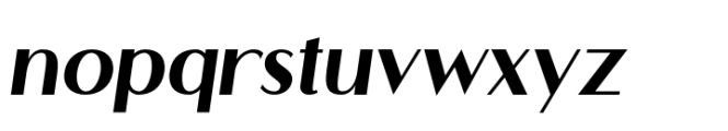 Flatline Sans Extra Bold Italic Font LOWERCASE