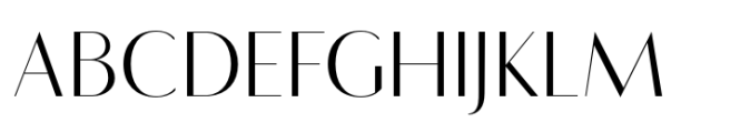 Flatline Sans Light Font UPPERCASE