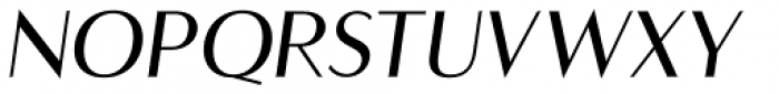 Flatline Semi Bold Italic Font UPPERCASE