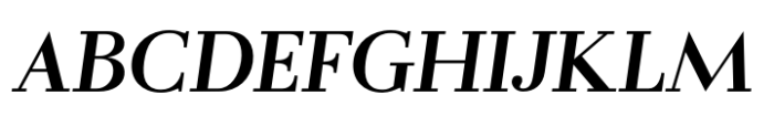 Flatline Serif Bold Italic Font UPPERCASE
