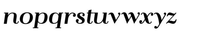 Flatline Serif Bold Italic Font LOWERCASE