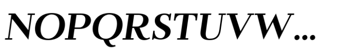 Flatline Serif Extra Bold Italic Font UPPERCASE