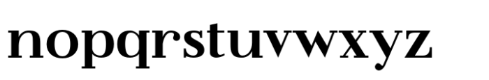Flatline Serif Extra Bold Font LOWERCASE