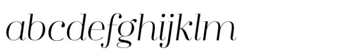 Flatline Serif Extra Light Italic FONT