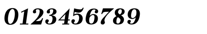 Flatline Serif Heavy Italic Font OTHER CHARS