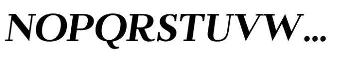 Flatline Serif Heavy Italic Font UPPERCASE