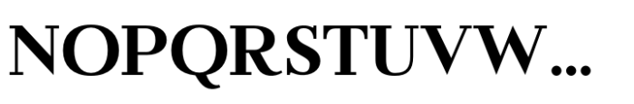 Flatline Serif Heavy Font UPPERCASE