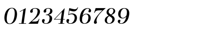 Flatline Serif Medium Italic Font OTHER CHARS