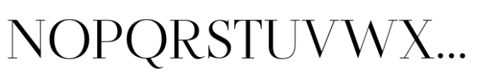 Flatline Serif Regular Font UPPERCASE