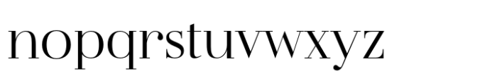 Flatline Serif Regular Font LOWERCASE