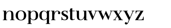 Flatline Serif Semi Bold Font LOWERCASE