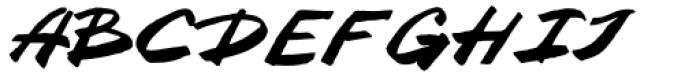 Flatmarker Regular Font UPPERCASE