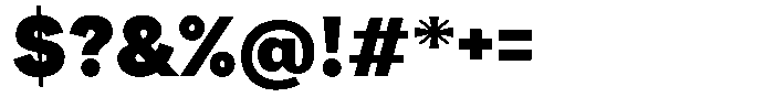 Flatoue Black Font OTHER CHARS