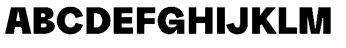 Flatoue Black Font UPPERCASE