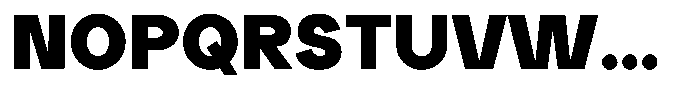 Flatoue Black Font UPPERCASE