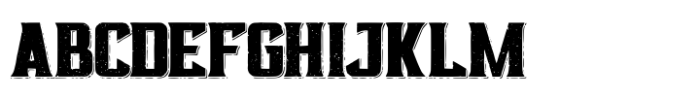 Flatout Aged Shadow Font UPPERCASE