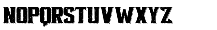 Flatout Aged Shadow Font UPPERCASE