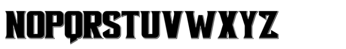 Flatout Shadow Font UPPERCASE