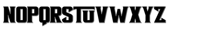 Flatout Shadow Font LOWERCASE