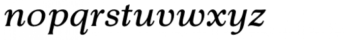Flavian Italic Font LOWERCASE