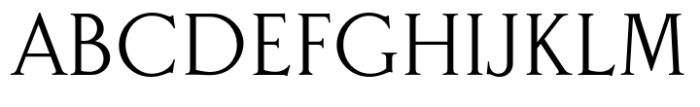 Flavium Full Serif Font UPPERCASE