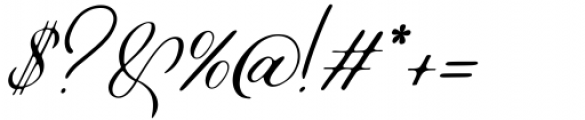Flawless Valentines Italic Font OTHER CHARS