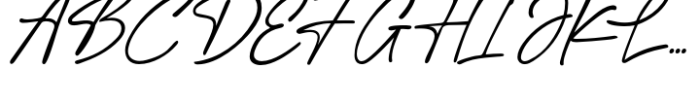 Flawlush Font UPPERCASE