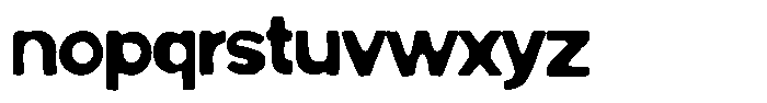 Fledora Dirtyn Font LOWERCASE