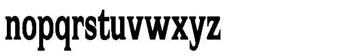Flektura Condensed Font LOWERCASE