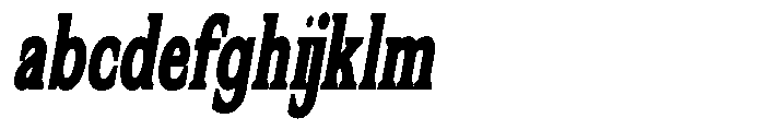 Flektura Contrast Condensed Italic FONT