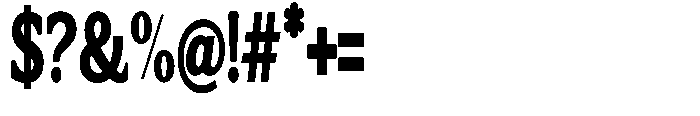 Flektura Contrast Condensed Font OTHER CHARS