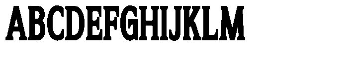 Flektura Contrast Condensed Font UPPERCASE