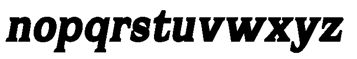 Flektura Contrast Expanded Italic Font LOWERCASE