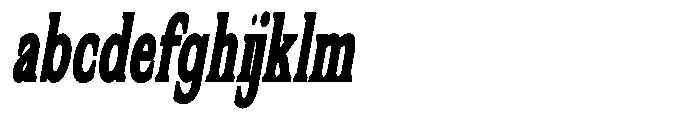 Flektura Contrast Extra Condensed Italic FONT
