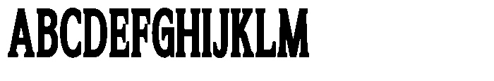 Flektura Contrast Extra Condensed Font UPPERCASE