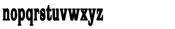 Flektura Contrast Extra Condensed Font LOWERCASE